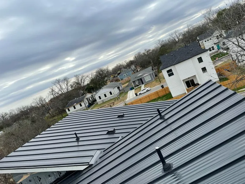 Standing seam metal roof panels with vents for Skylight Repair in Glenolden